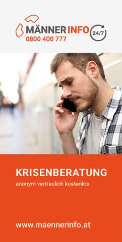 Männerinfo Flyer - Vorderseite